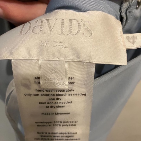 David's Bridal Floor Length Dress - Picture 3 of 3